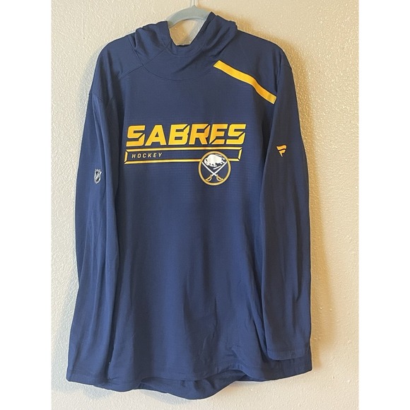 Men's 2XL NWOT Buffalo‎ Sabres Fanatics Authentic Pro Pullover Hoodie Navy